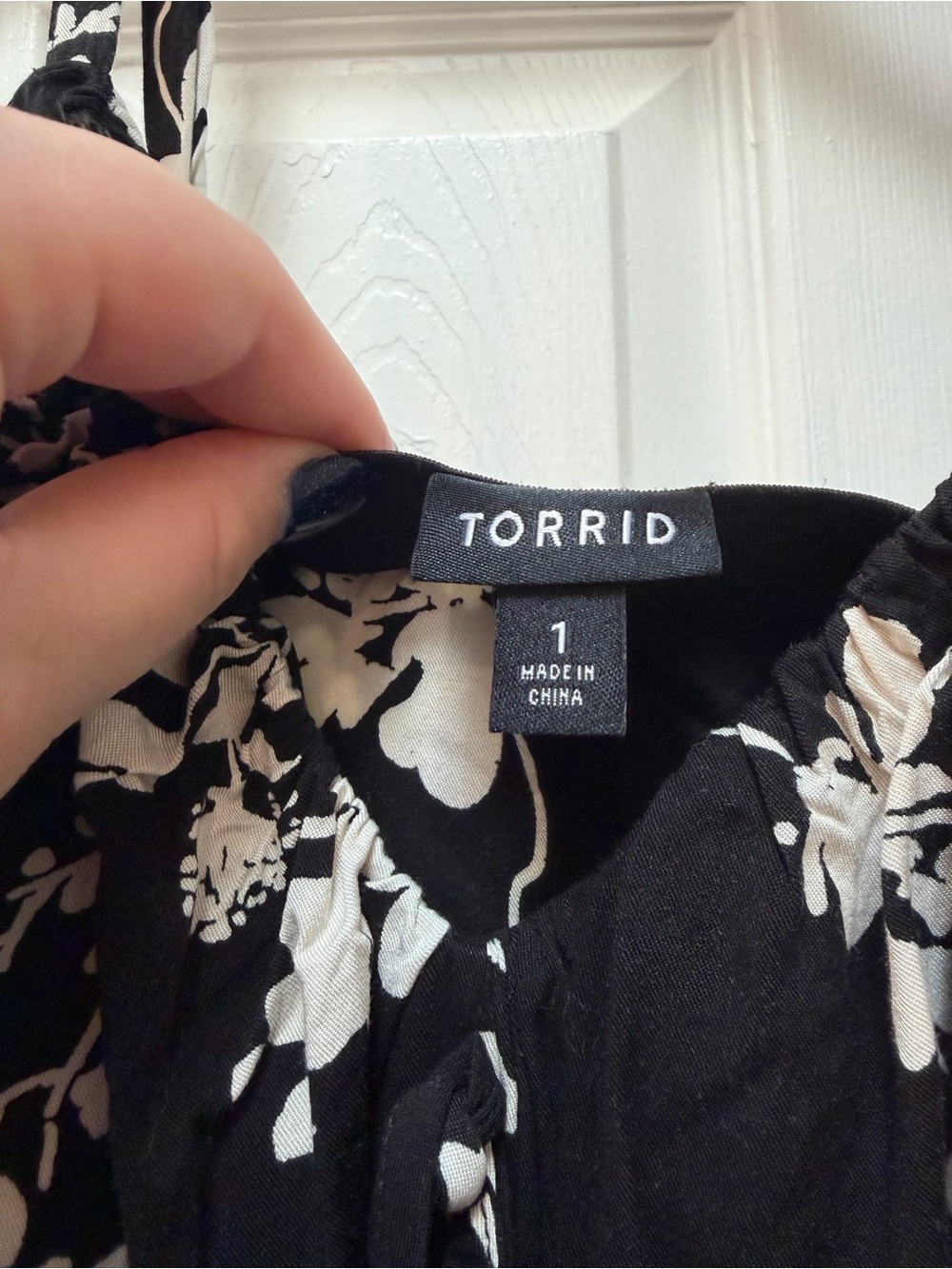 Tropical Floral Tea Length Stretch Challis Slit Dress - Picture 4 of 6